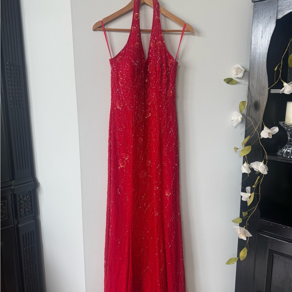 Lara Design Red Silk Dress